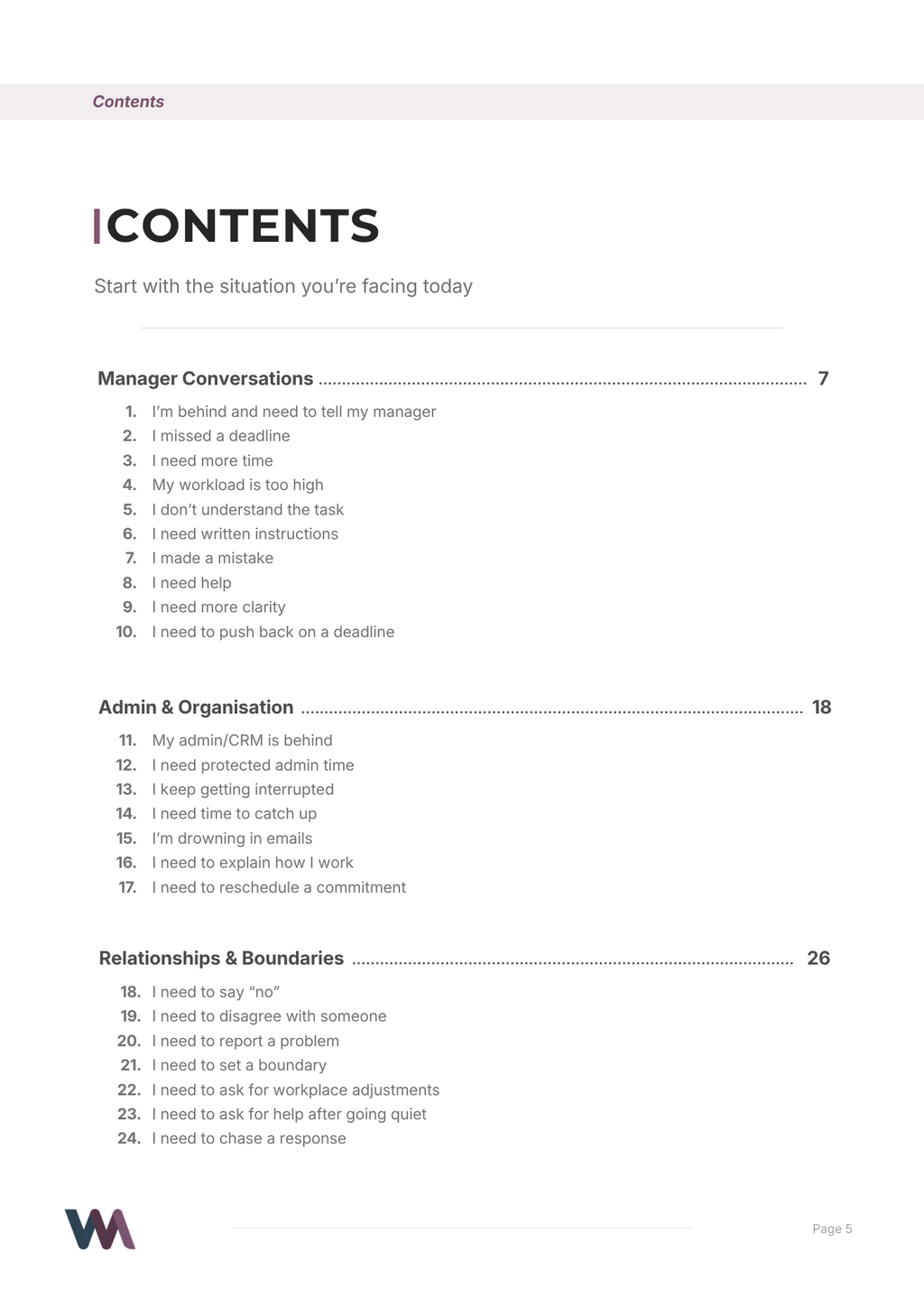 The ADHD Workplace Scripts Pack