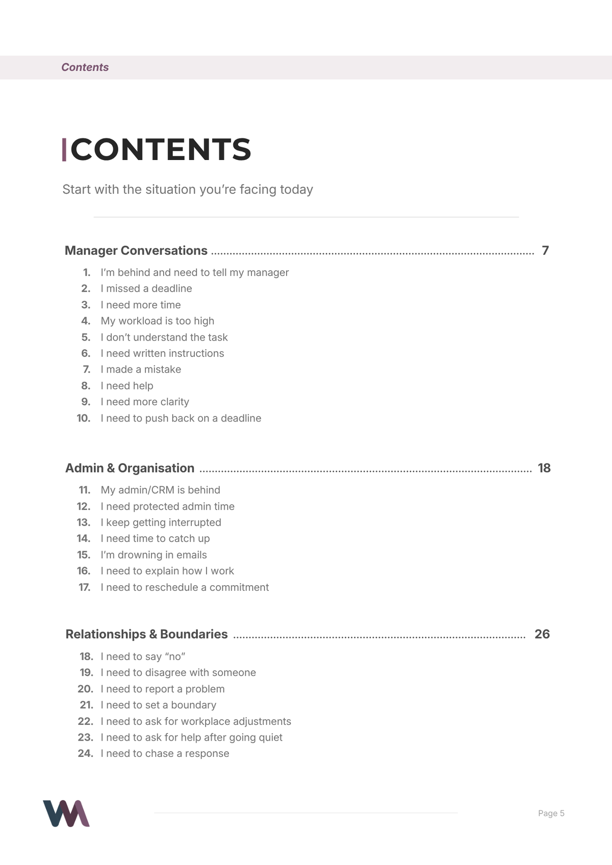 The ADHD Workplace Scripts Pack