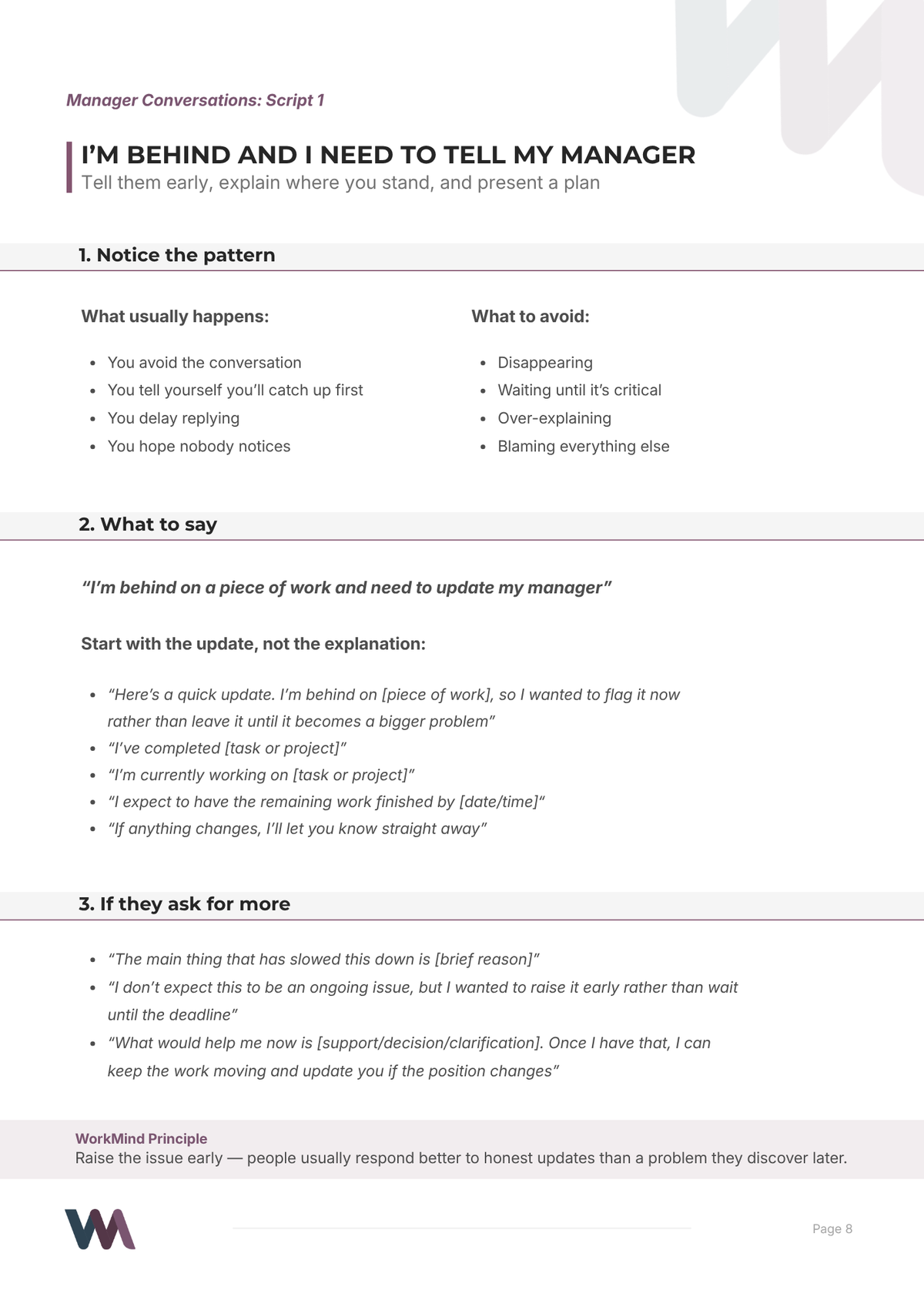 The ADHD Workplace Scripts Pack
